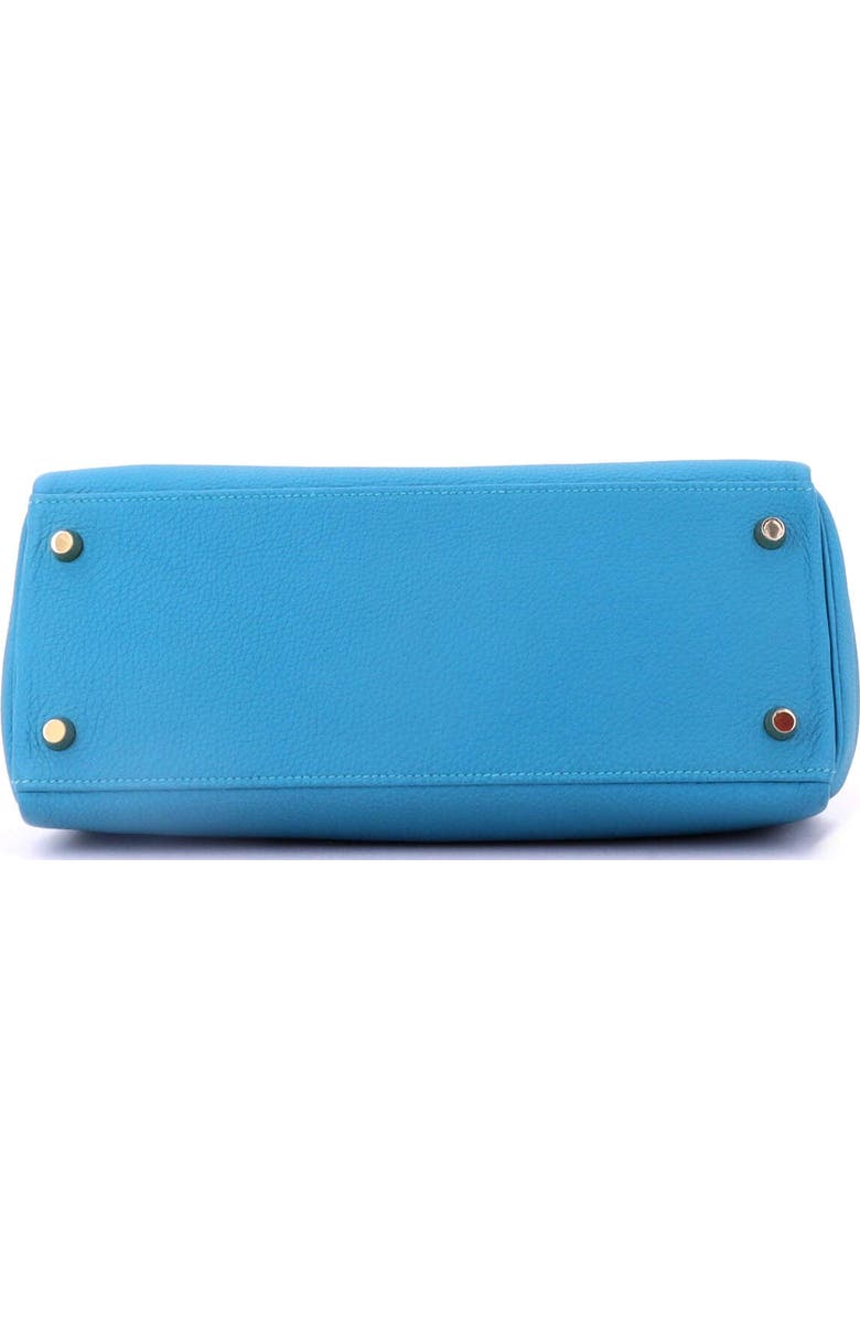Pre-Owned Hermes Kelly Handbag Blue Togo with Gold Hardware 28, Alternate, color, Turquoise