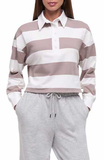 Alma Striped Rugby Polo