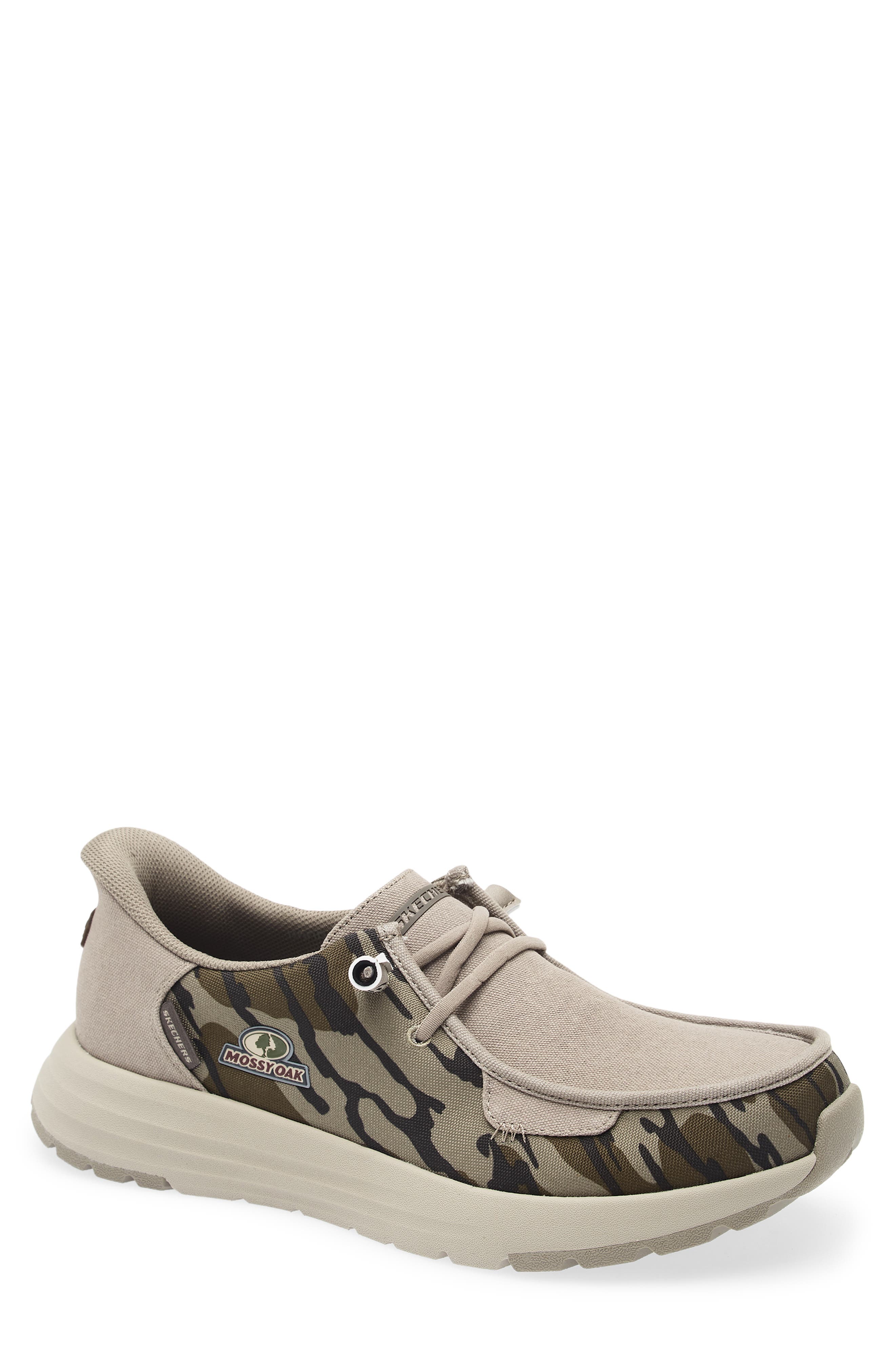 SKECHERS Relaxed Fit Slip-On Sneaker, Main, color, Taupe