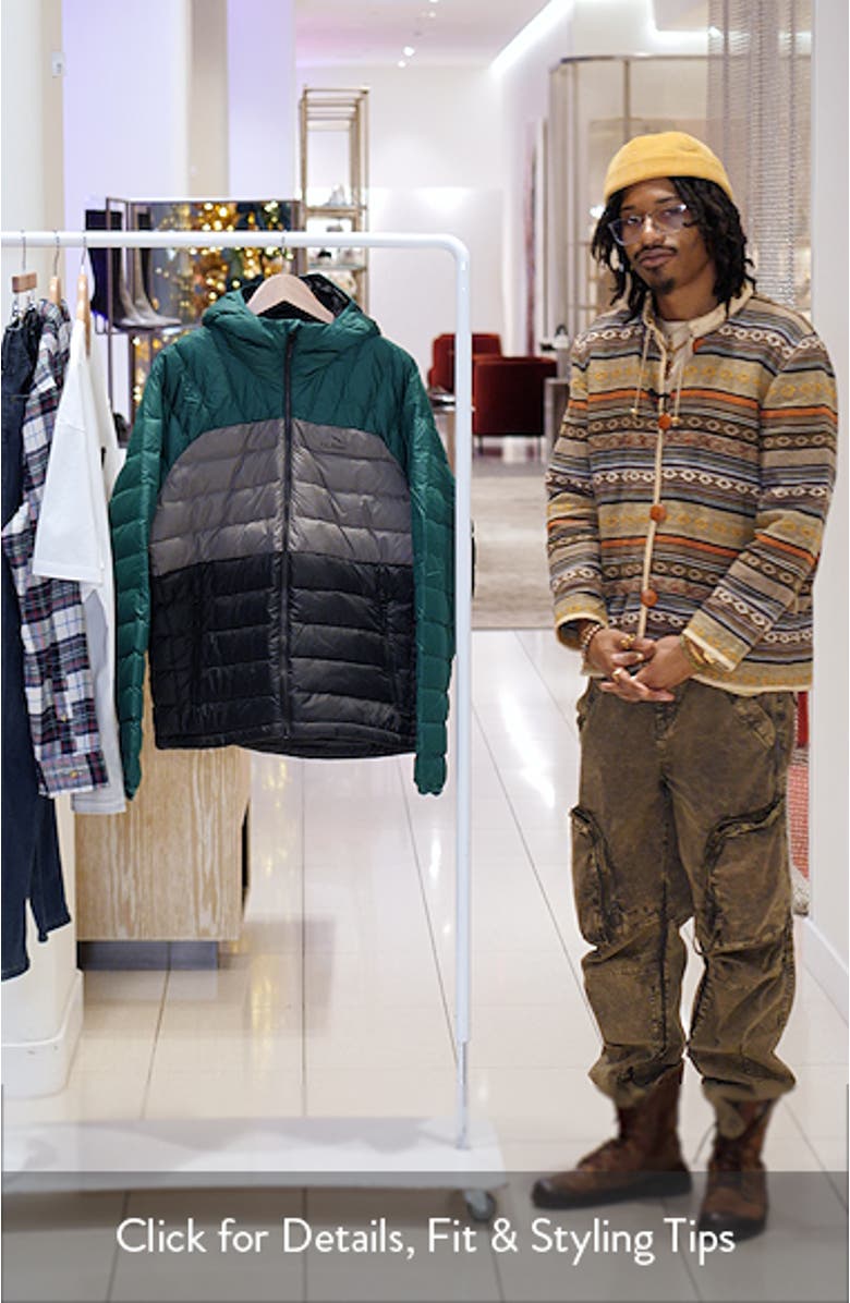 Men's Beans 650 Fill Power Down Down Hooded Jacket, sales video thumbnail