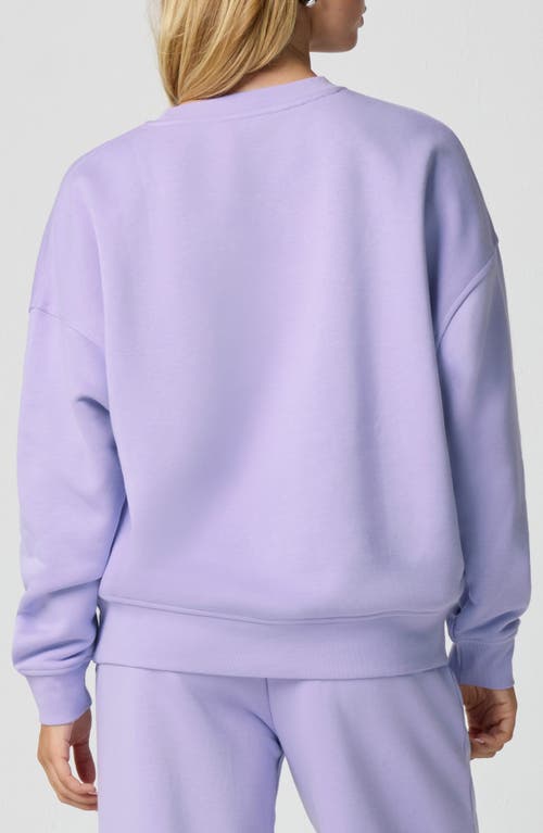 Florence By Mills Rosette Oversize Pullover In Purple