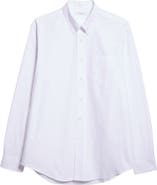 Givenchy Paris Embroidered Classic Fit Cotton Poplin Button-Down Shirt