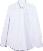 Givenchy Paris Embroidered Classic Fit Cotton Poplin Button-Down Shirt