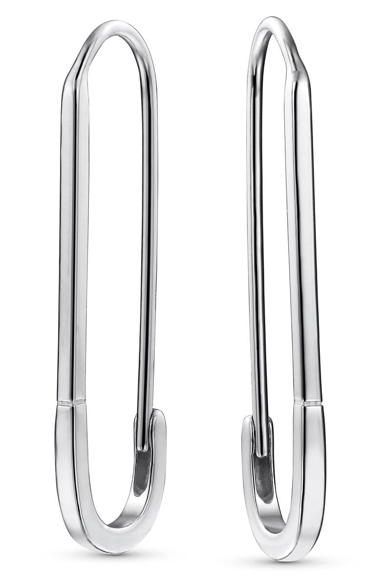 BLING JEWELRY Safety Pin Earrings, Main, color, 