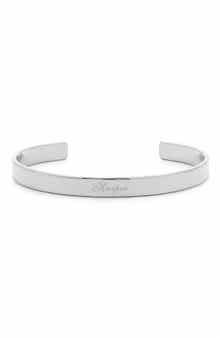 Brook and York Personalized Name Cuff