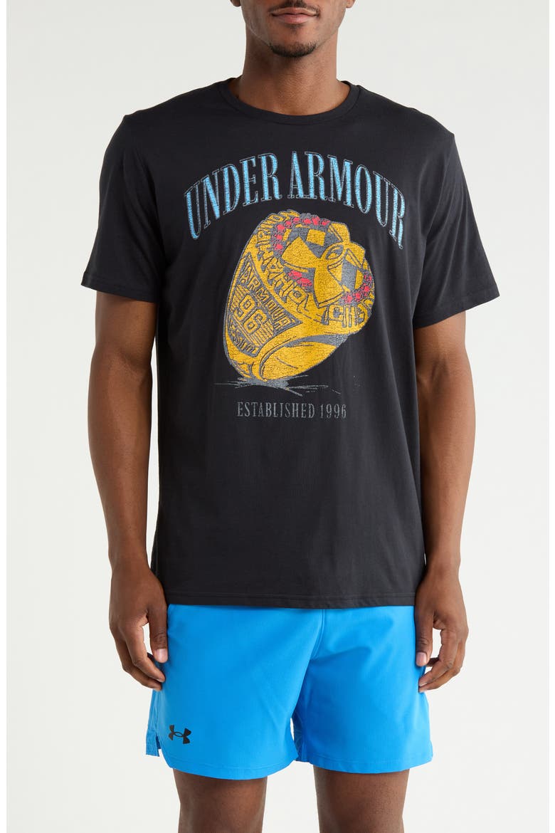 Champ Ring Graphic T-Shirt, Main, color, 001 BLACK