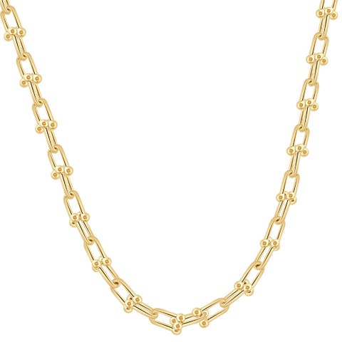14k Gold Women's 24" Chain Necklace 26 Grams 7.5mm Thick