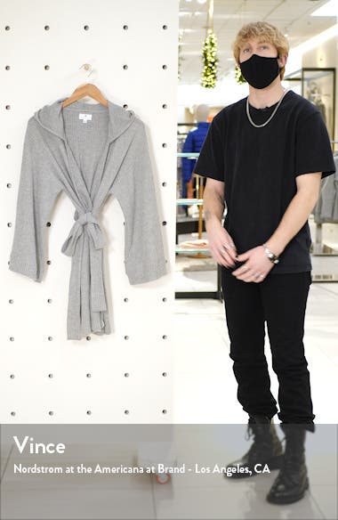 Waffle Knit Hooded Short Robe (Women) | Nordstromrack