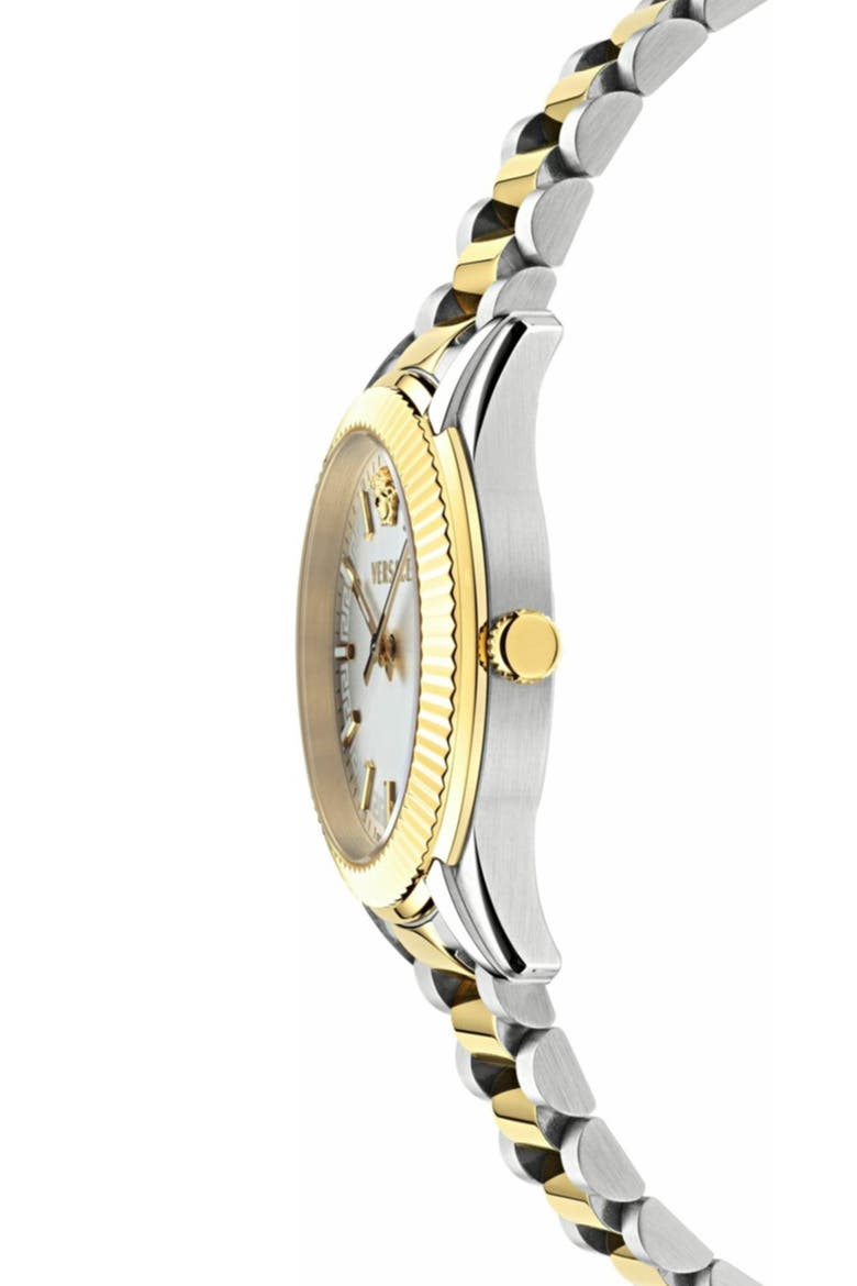 Apodis Two-Tone Bracelet Watch, 34mm, Alternate, color, SILVER/ TWO TONE
