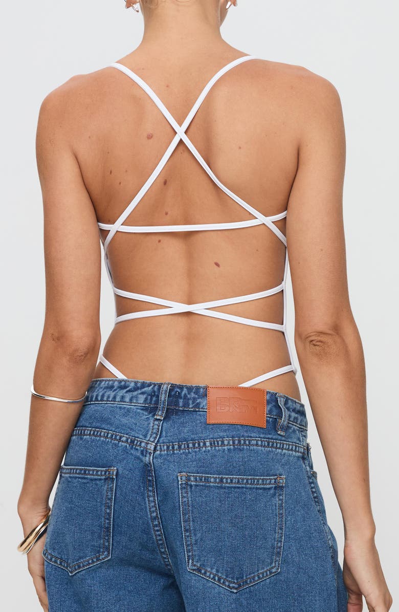 Princess Polly All Tied Up Bodysuit, Alternate, color,