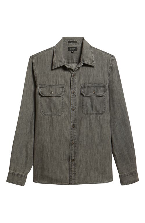Ag Curtis Classic Fit Button-up Work Shirt In Green