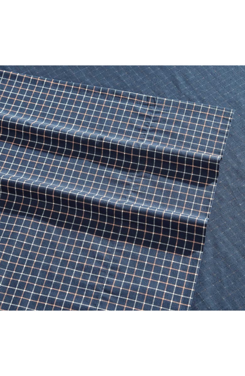 Reese Plaid 200 Thread Count Cotton Percale Sheet Set