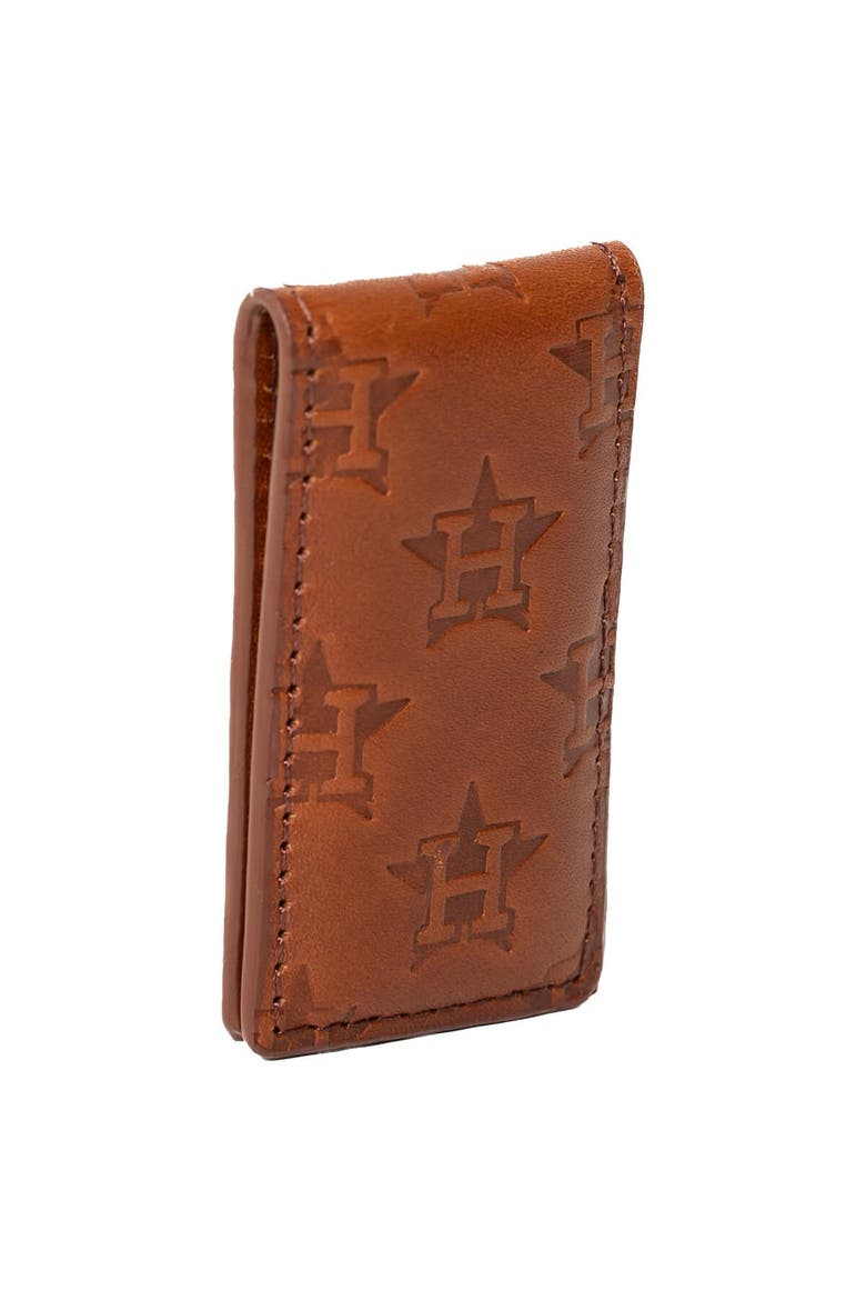 Brown Houston Astros Sammy Magnetic Money Clip, Alternate, color, Brown