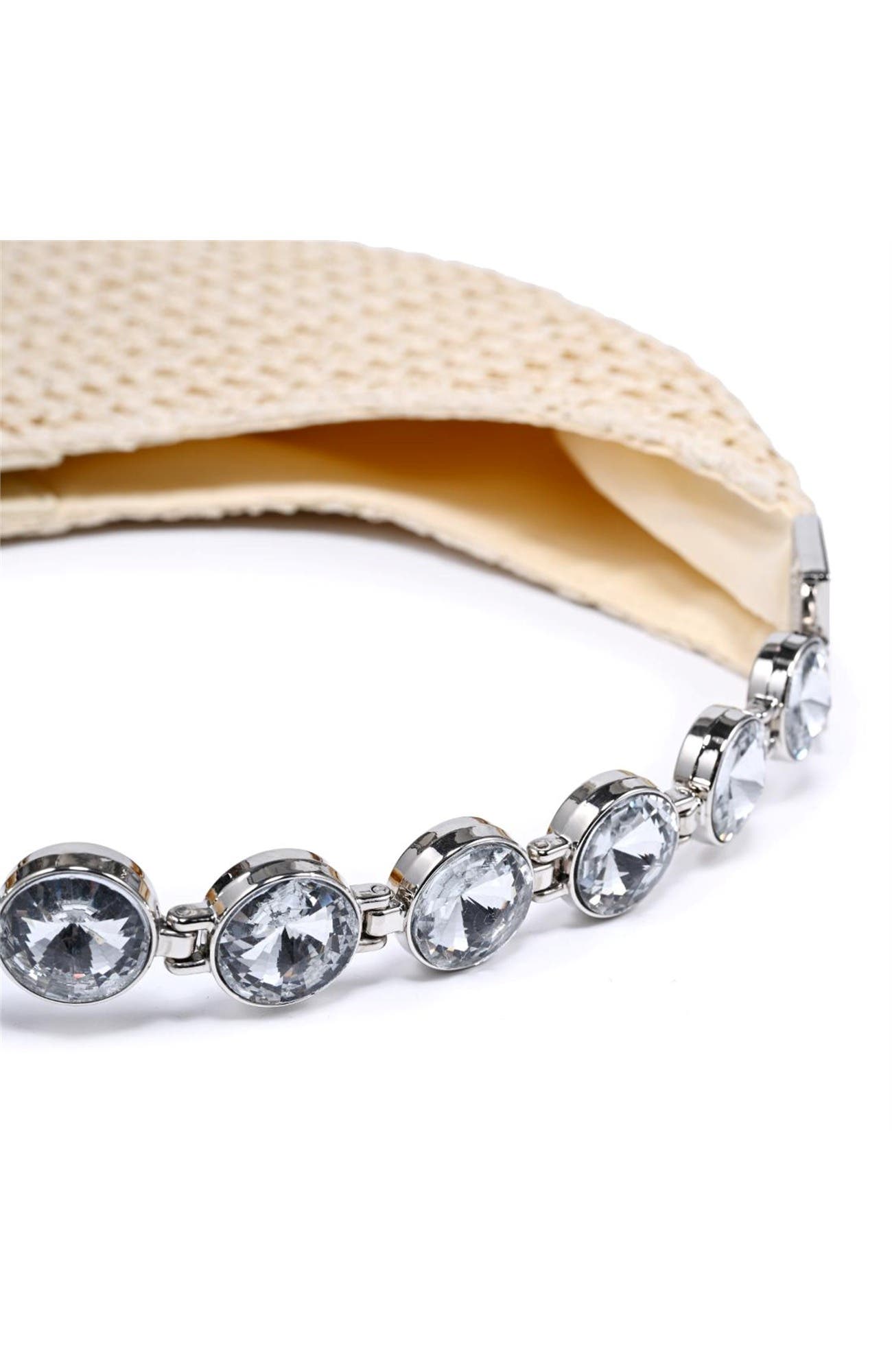 Bejeweled Hobo, Alternate, color, Beige