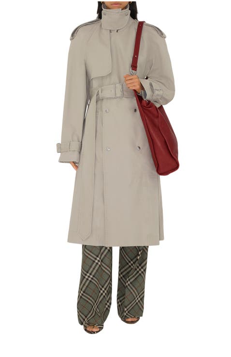 Long Cotton Trench Coat