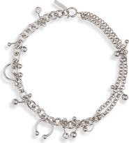 Justine Clenquet Holly Pierced Choker Necklace