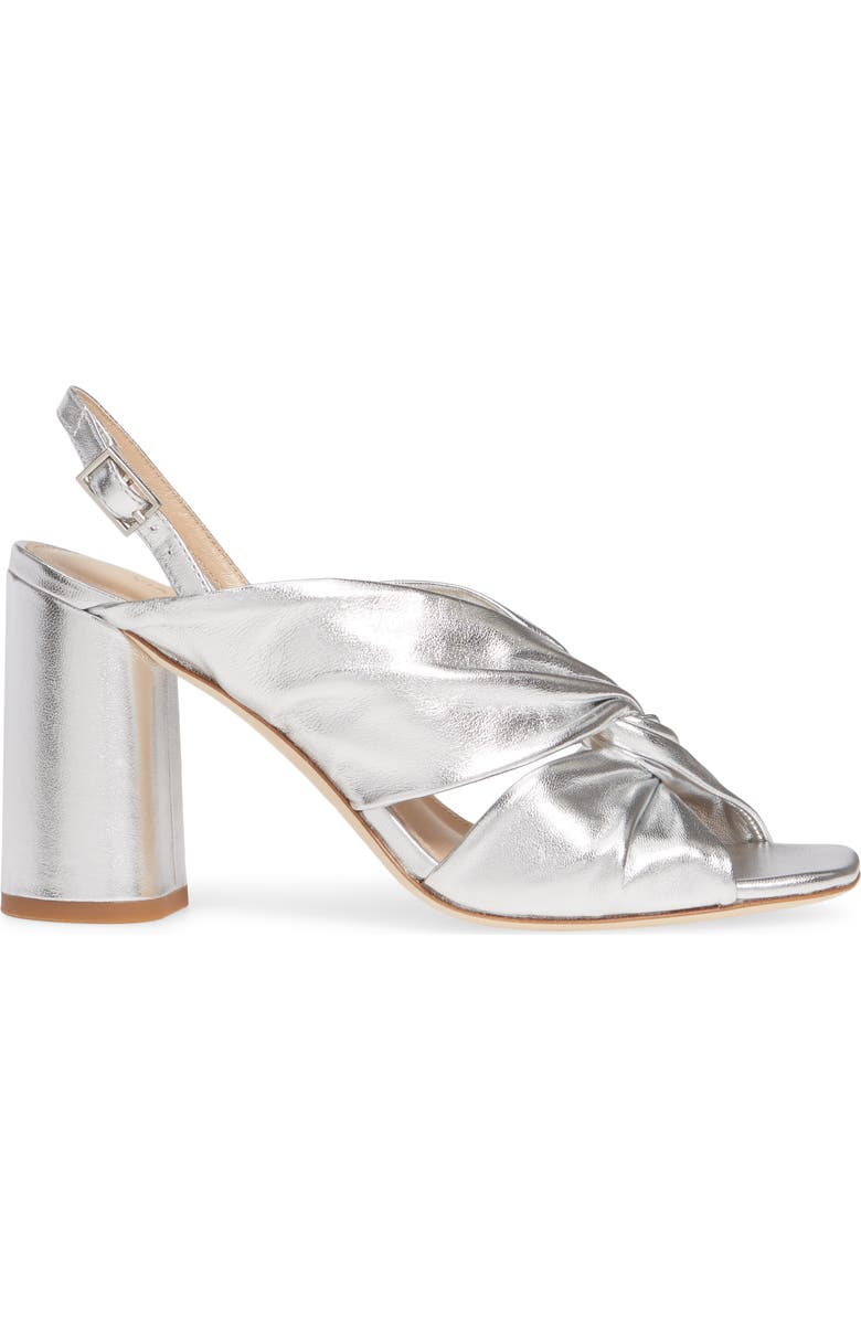 Via Spiga Simone Metallic Slingback Sandal, Alternate, color,