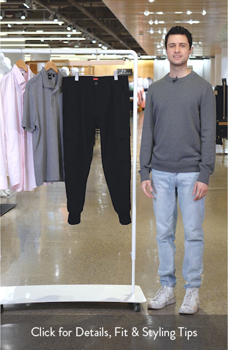 Glavin Pleated Cargo Joggers, sales video thumbnail