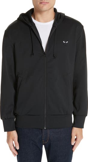 Comme des Garcons PLAY Big Black Heart Zip Hoodie Nordstrom