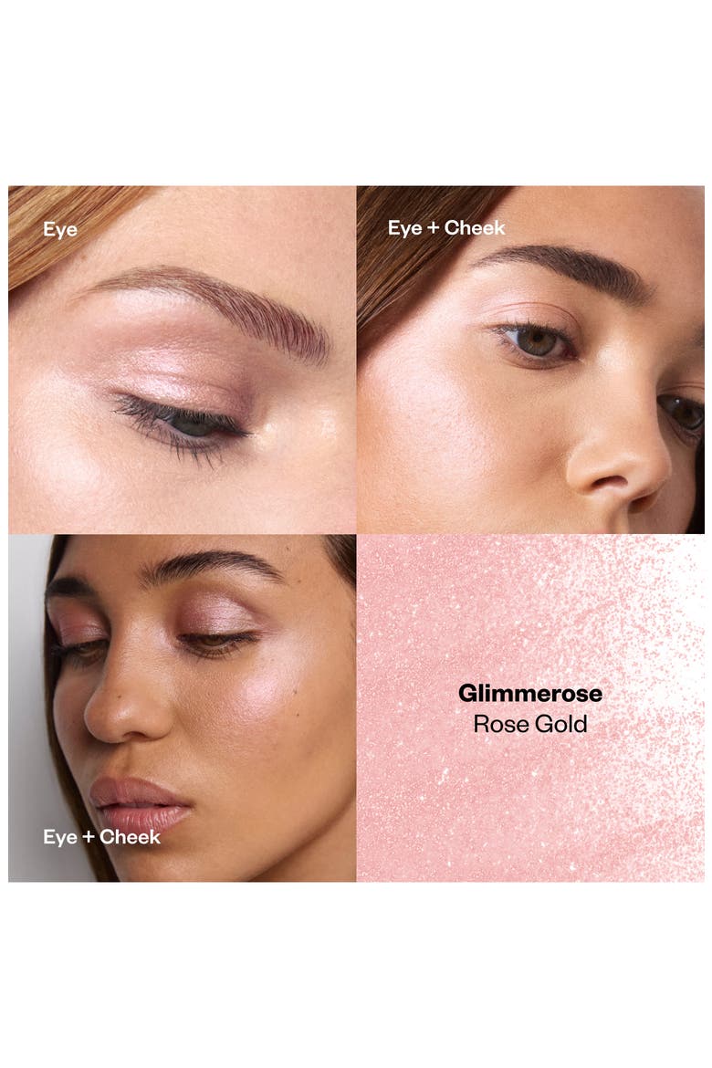 Shiny Objects Wet Glisten Powder Highlighter for Face & Eyes, Alternate, color, GLIMMEROSE
