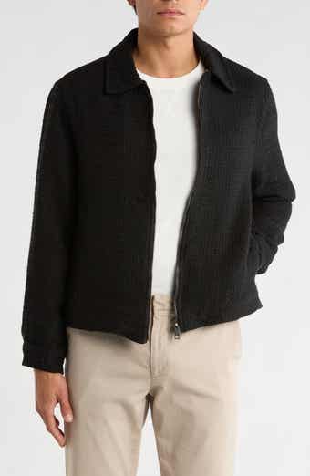 DENIM AND FLOWER Crochet Texture Full Zip Jacket