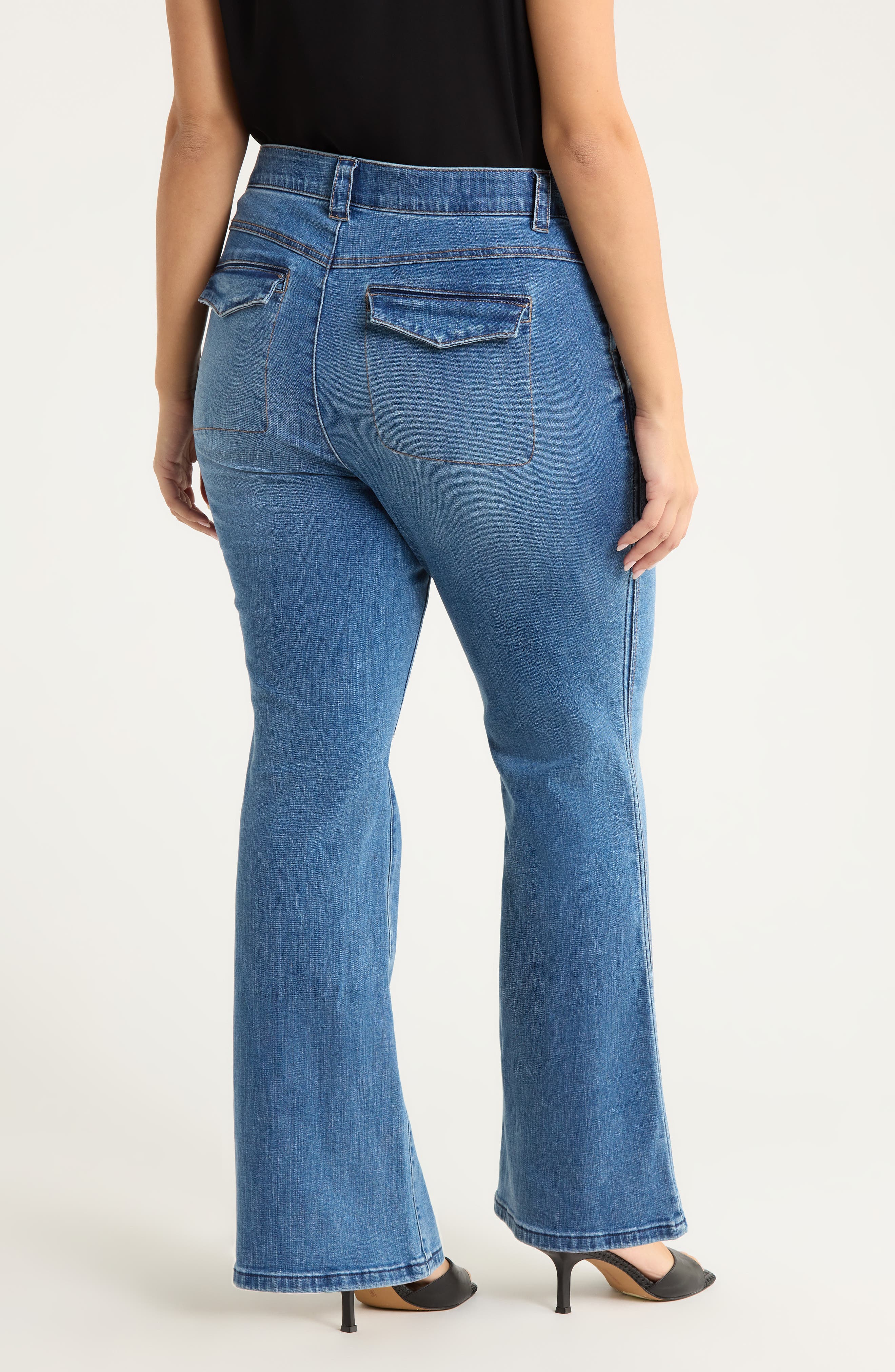 High Waist Bootcut Jeans - image 2