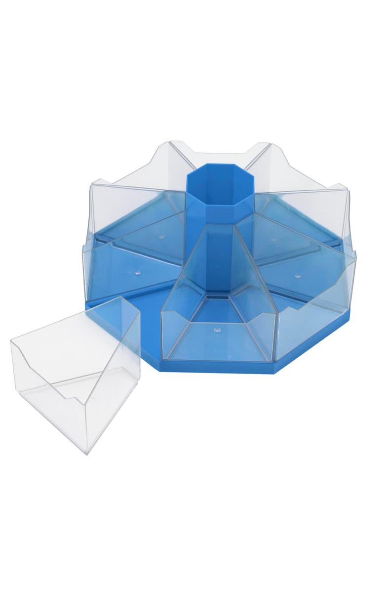Junior Learning Classroom Caddie Blue 360° Spinning Organizer, 8 Trays, Alternate, color, Multicolored