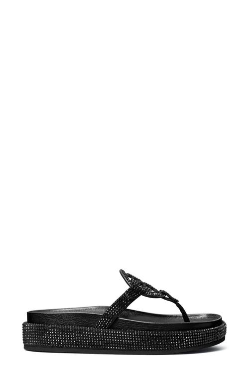 Tory Burch Miller Cloud Sandal In Perfect Black
