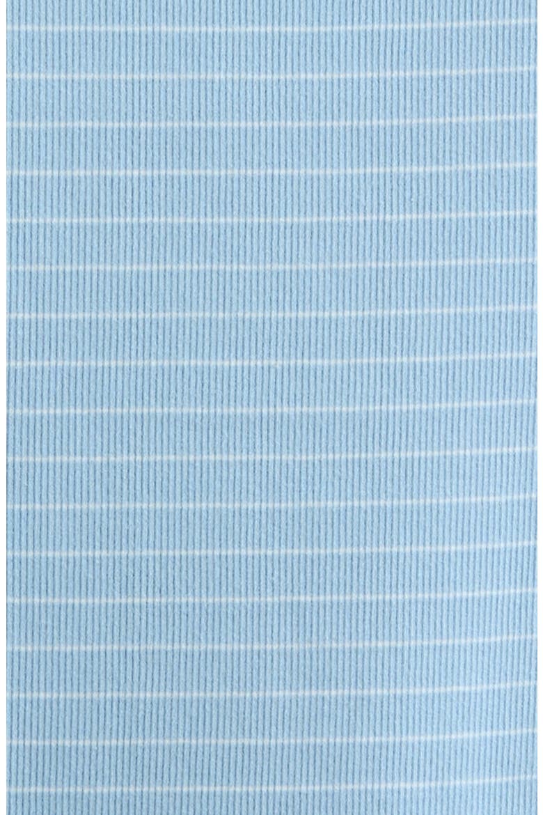 Kids' Open Back Cotton Blend Rib Dress, Alternate, color, BLUE COOL JODIE STRIPE