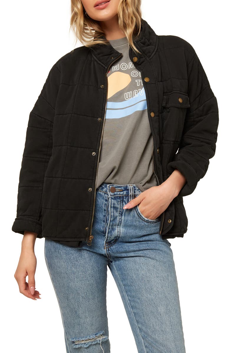 O'Neill Mable Knit Quilted Jacket, Alternate, color, 