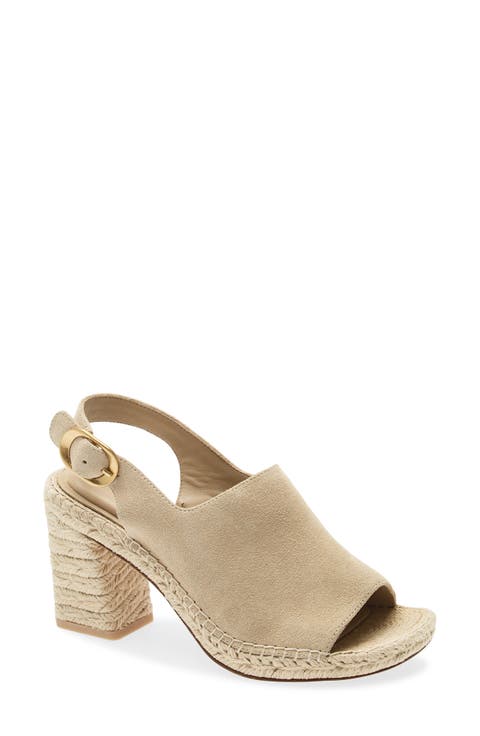 Gigi Slingback Platform Espadrille Sandal (Women)