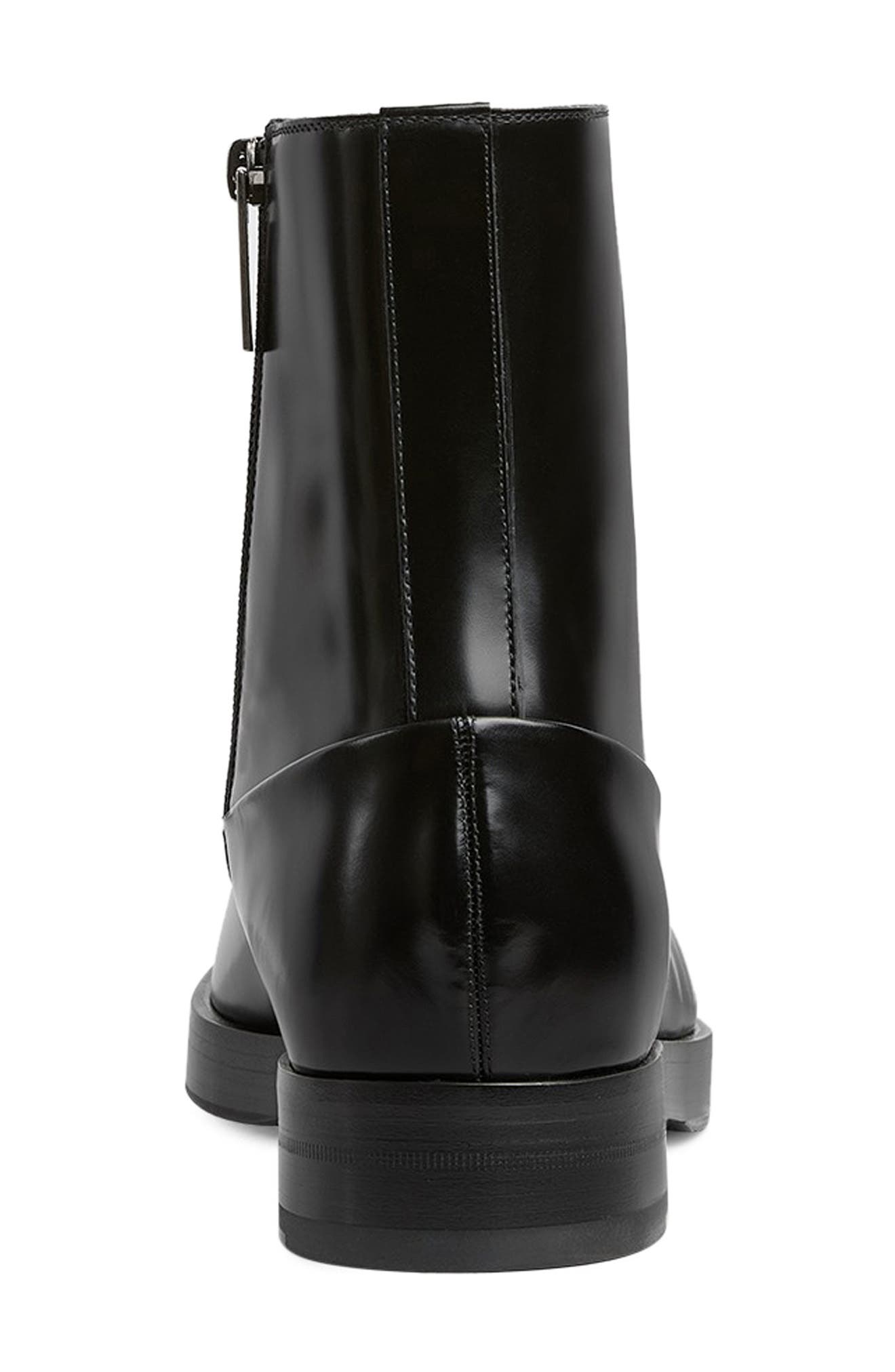 Gucci Burn Horsebit Pointed Toe Boot, Alternate, color, Black