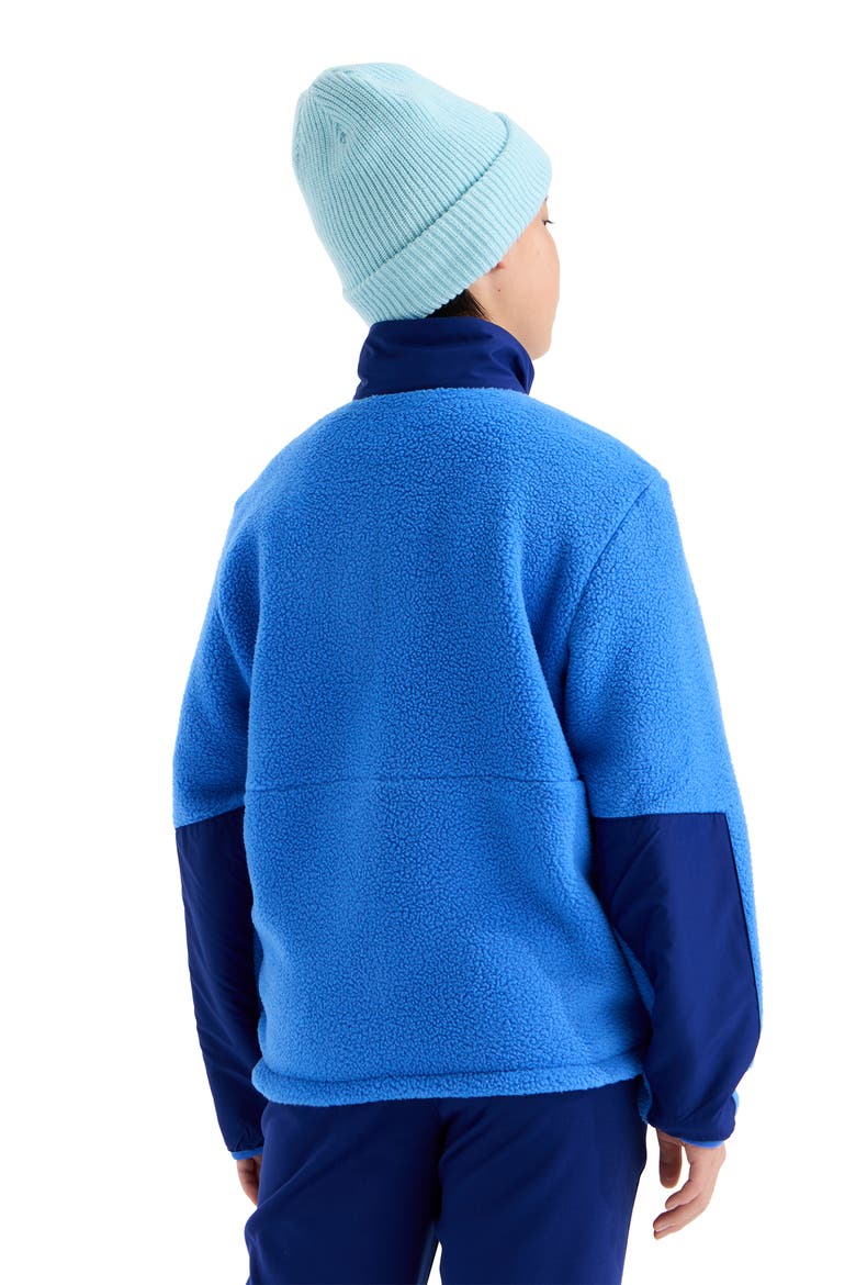 Kids' Yumiori Off Peak Full Zip Fleece Jacket, Alternate, color, ACTIVE BLUE/ BOLD BLUE
