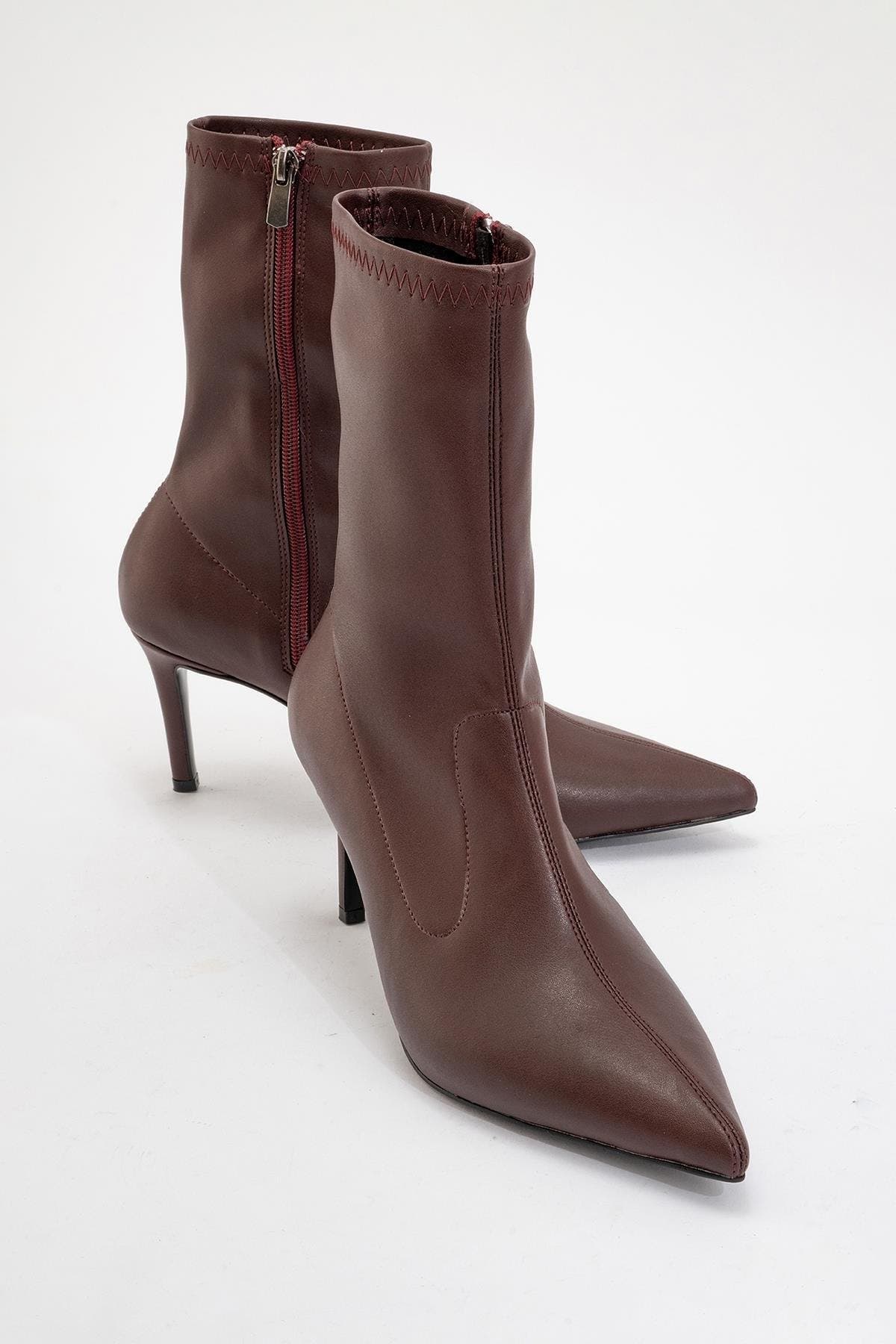 Dark Burgundy Faux Leather