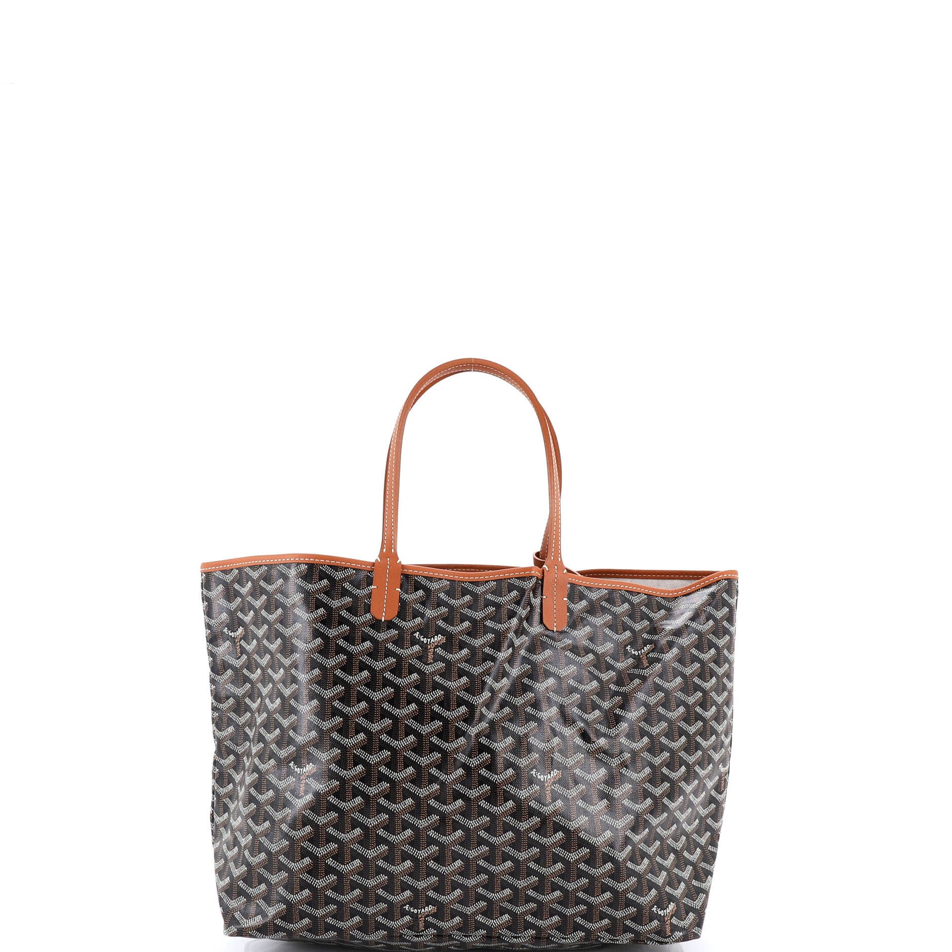 Pre-Owned Goyard Saint Louis Tote Coated Canvas PM, Alternate, color, Brown