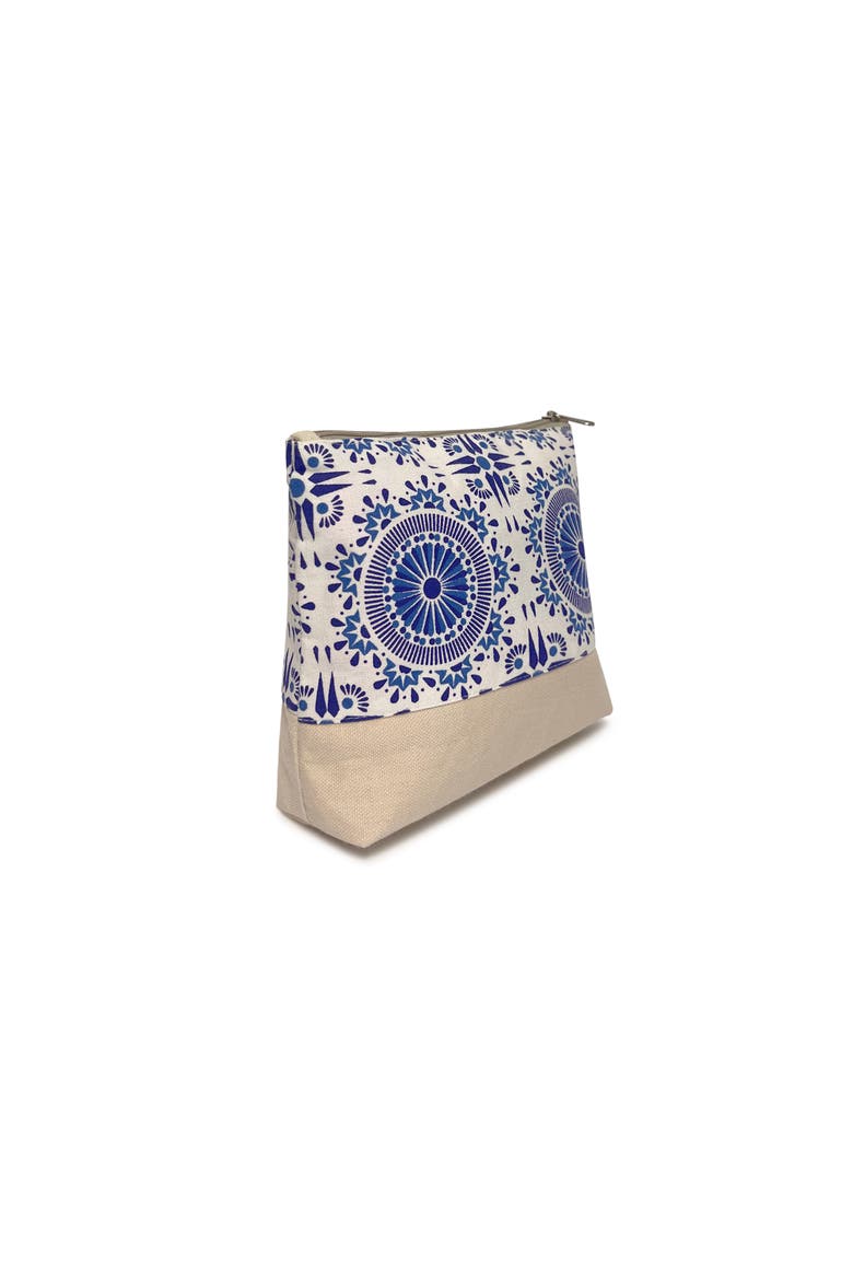 Marlowe Cosmetic Bag, Alternate, color, Blue
