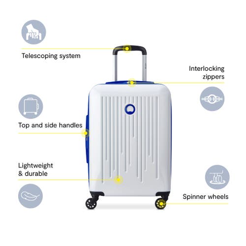 Delsey Paris Christine 3-piece Hardside Expandable Suitcase Set In Metallic