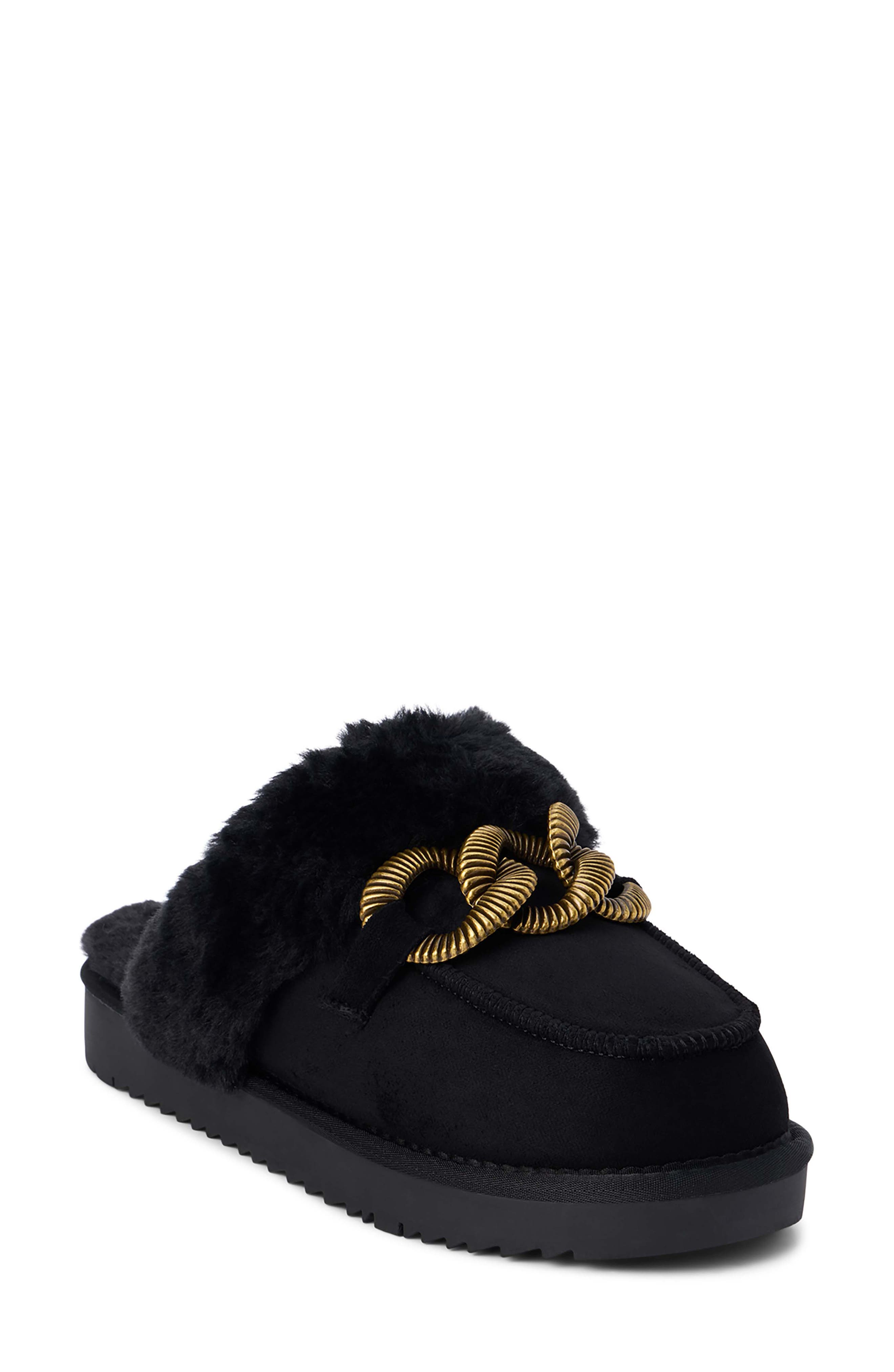 Coconuts by Matisse Taos Faux Fur Slipper, Main, color, 