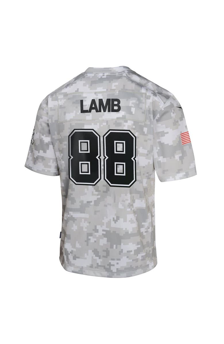 Nike Youth Nike CeeDee Lamb Arctic Camo Dallas Cowboys 2024 Salute to Service Game Jersey, Alternate, color, 