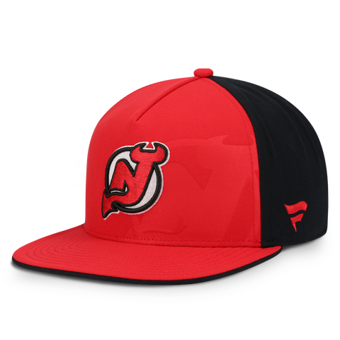 Men's Fanatics Red/Black New Jersey Devils Snapback Hat