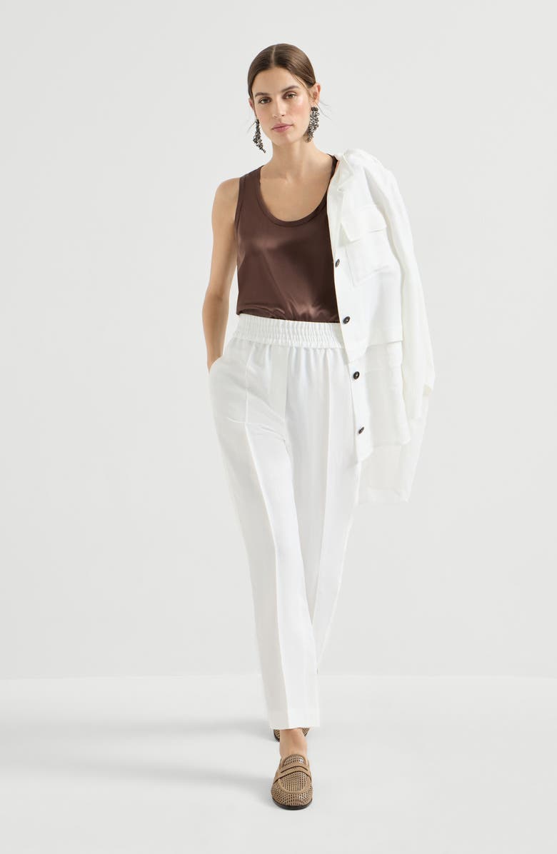 Brunello Cucinelli Baggy trousers, Alternate, color, White
