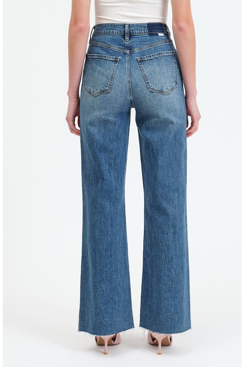 Far Out High Waist Wide Leg Jeans, Alternate, color, STUNNER