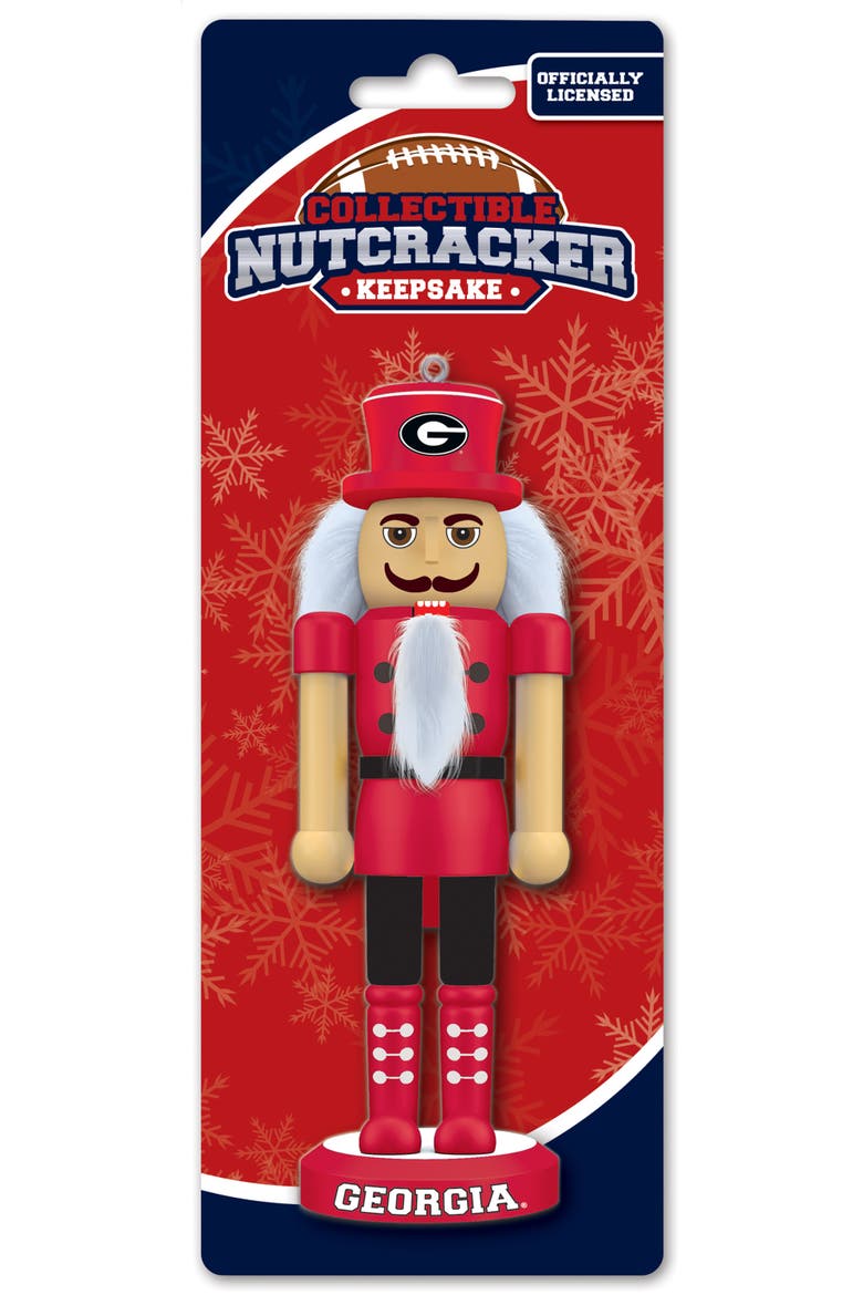 Georgia Bulldogs Keepsake Nutcracker, Alternate, color, Multicolor