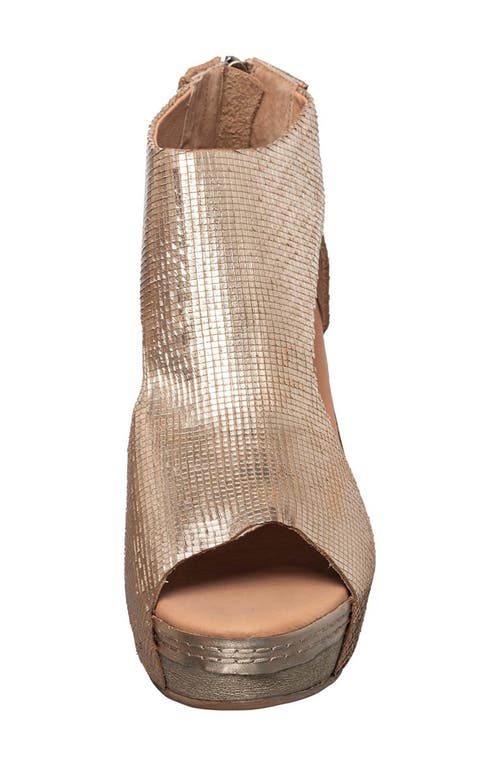 Antelope Teague Metallic Sandal In Gold In Gold