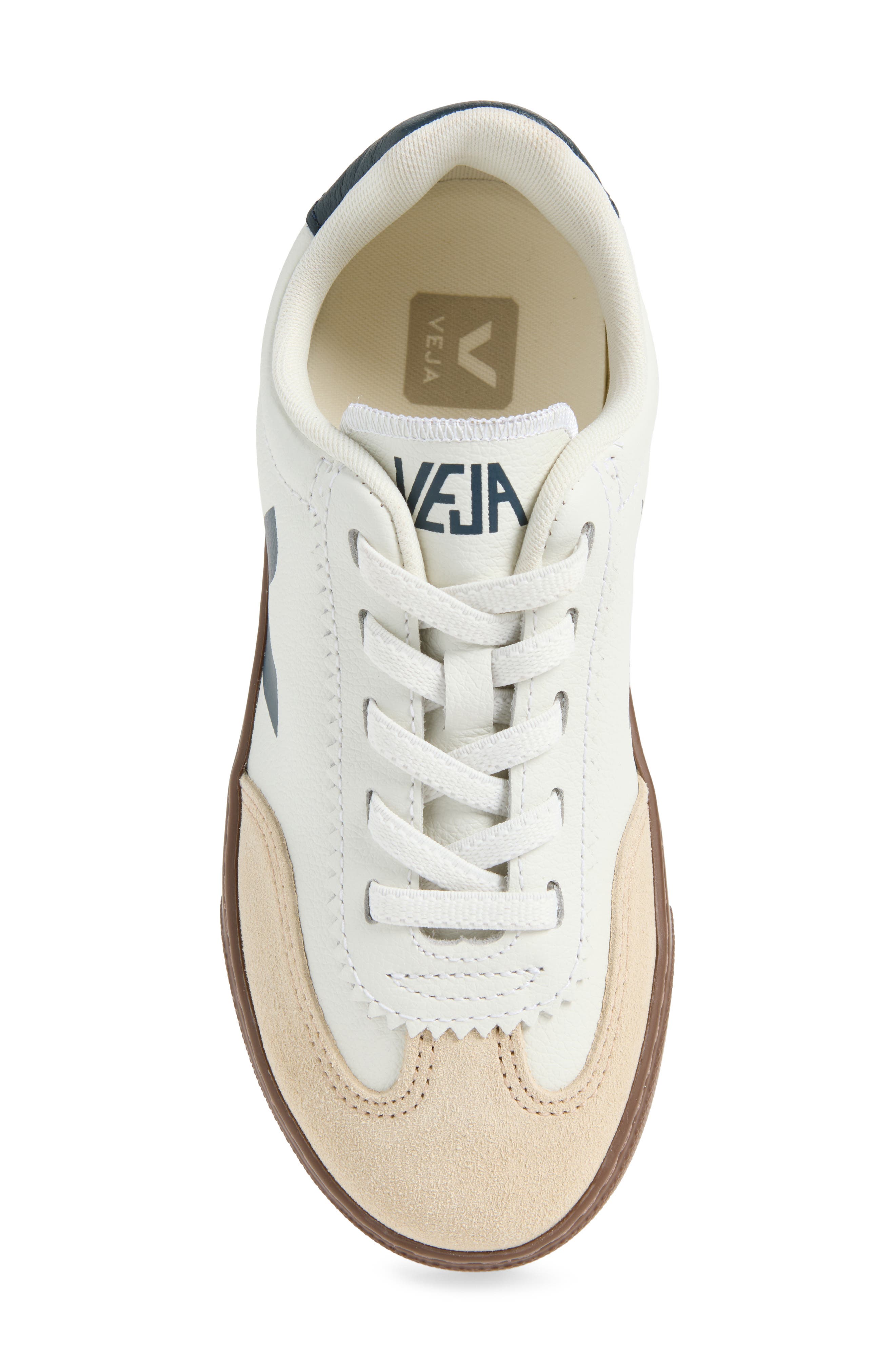 Veja Kid's Small Volley O.T. Sneaker, Alternate, color, White Nautico Bark