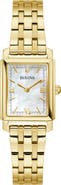 BULOVA Sutton Mother-of-Pearl Bracelet Watch, 21mm