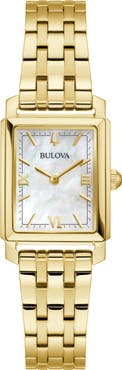 BULOVA Sutton Mother-of-Pearl Bracelet Watch, 21mm