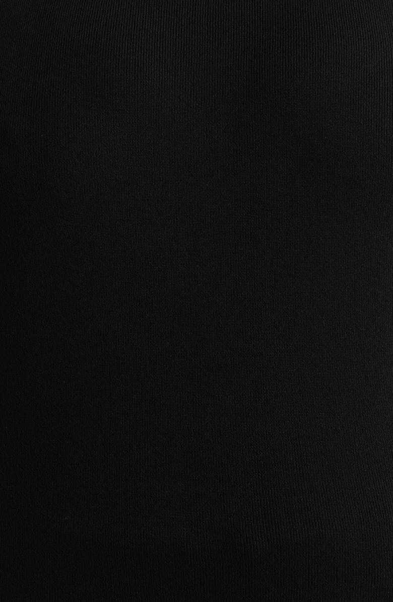 Tahari ASL Sleeveless Mock Neck Sweater, Alternate, color, Black