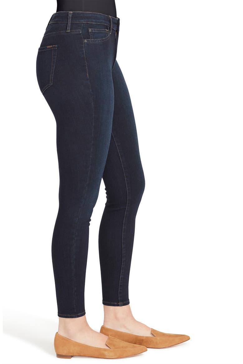 High Waist Ankle Skinny Jeans, Alternate, color, SIREN