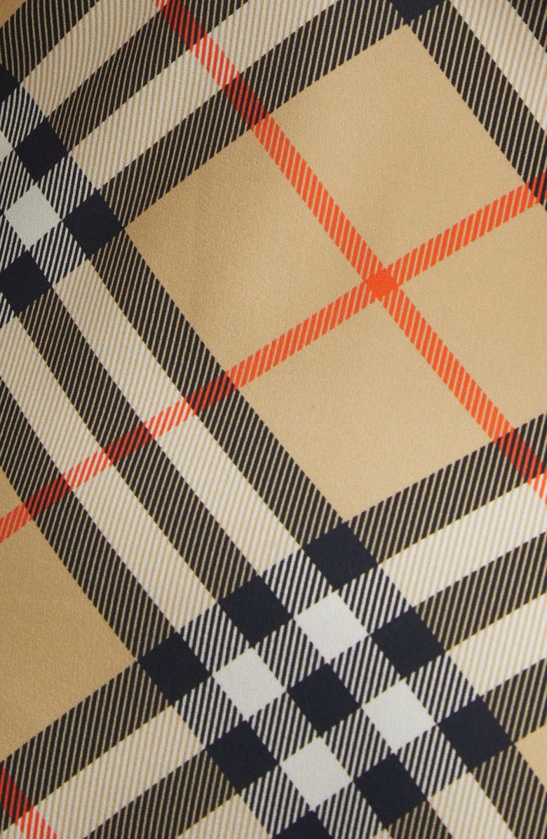 Burberry Sabina Check One-Piece Swimsuit, Alternate, color, Sand Ip Check